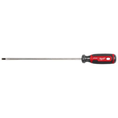 MLWMT214 image(0) - Milwaukee Tool 1/4" Cabinet 10" Cushion Grip Screwdriver (USA)