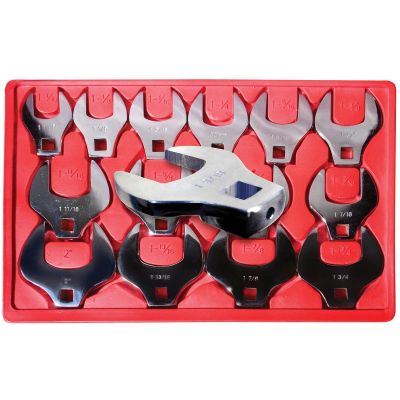 V8T7814 image(0) - CROWFOOT WRENCH SET 14PC 1/2DR  1-1/16-2