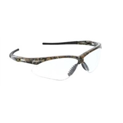 MCRMOMP110AF image(0) - Cord includedPasses ANSI Z87+ standardsPolycarbonate lenses provide 99.9% UVA/UVB/UVC protectionPopular Mossy Oak® Camouflage Pattern FrameSingle lens, wrap-around design for unobstructed viewSoft, flexible TPR temples and nose