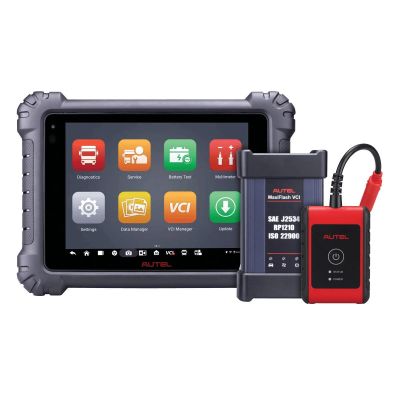 AULMS909CV image(0) - Autel MaxiSYS MS909CV : Advanced Commercial Vehicle Diagnostics Tablet / Wireless J2534 VCI