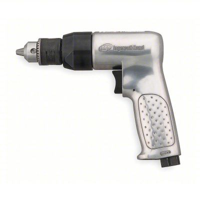 IRT7802A image(0) - Ingersoll Rand 3/8" Pistol Grip Air Drill, Keyed Chuck, Non-reversible, 2000 RPM, 0.5 HP