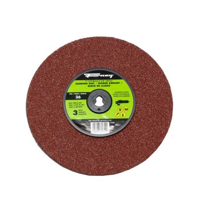 FOR71654 image(0) - Forney Industries Resin Fibre Sanding Disc, Aluminum Oxide, 7 in x 7/8 in Arbor, 36 Grit