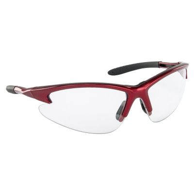 SAS540-0400 image(0) - SAS Safety DB2 Safe Glasses w/ Clear Lens and Red Frame in Polybag