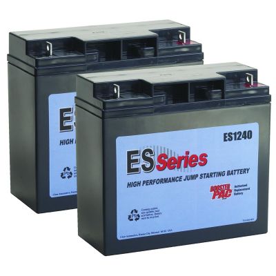 SOLES1240 image(0) - Clore Automotive Booster PAC ES1240 ES Series Replacement Battery for ES6000/ES8000/ES1224 (2 Batteries)