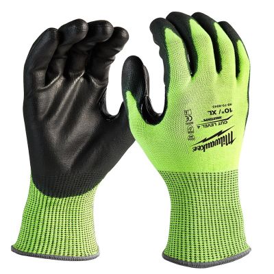 MLW48-73-8943 image(0) - Hi-Vis Cut Level 4 Poly Dipped-XL
