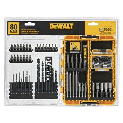 DWTDWAMF1280 image(0) - DeWalt Dewalt 80pc drill/drive accessory set w/ case