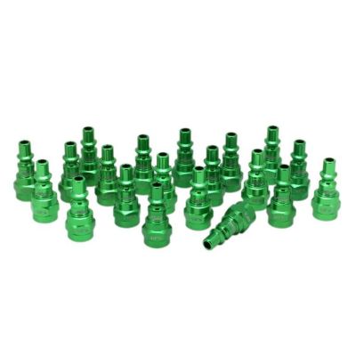 MIL778AC-20 image(0) - Milton Industries ColorFit Plugs, A-style Green, 1/4" NPT Female