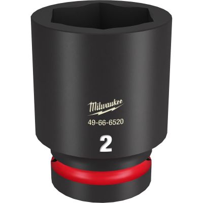 MLW49-66-6520 image(0) - Milwaukee Tool SHOCKWAVE Impact Duty  1"Drive 2" Deep 6 Point Socket