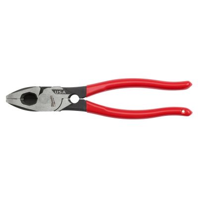 MLWMT500T image(0) - 9" Lineman's Dipped Grip Pliers w/ Thread Cleaner (USA)