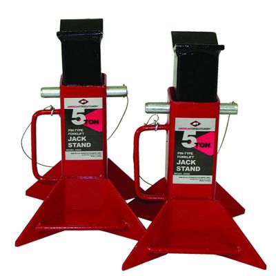 INT3305A image(0) - American Forge & Foundry AFF - Jack Stands - 5 Ton Capacity - Pin Style - Pair