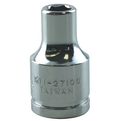KTI27106 image(0) - K Tool International SOC SHORT MM 3/8 DR 6MM