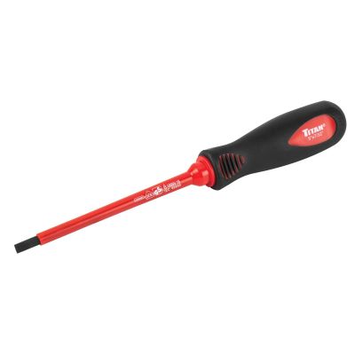 TIT73272 image(0) - Titan Insulated Screwdriver Slotted 7/32 in. x 5 in.