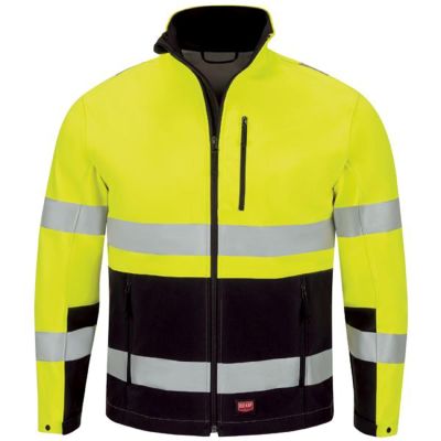 VFIJY34YB-RG-M image(0) - Workwear Outfitters Hi-Vis Soft Shell Jacket - Class 3-, Medium