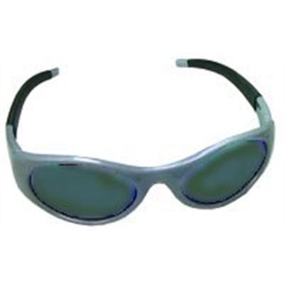 SAS5187 image(0) - SAS Safety Stingers High Impact Safe Glasses, w/ Silver Frames/Shaded Lens