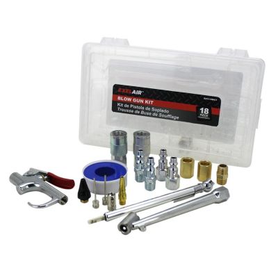 MILEX0318BKIT image(0) - Milton Industries 18 Piece Blow Gun Kit