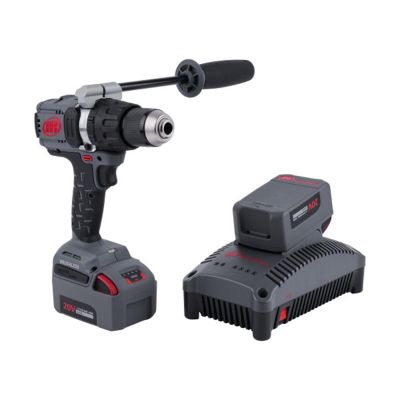 IRTD5241-K22 image(0) - Ingersoll Rand 1/2" 20V Cordless Hammer Drill 2 Battery Kit, 1100 in-lb Torque, Keyless Chuck