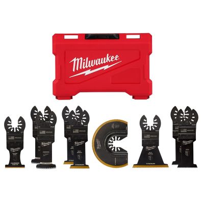 MLW49-10-9113 image(0) - Milwaukee Tool OPEN-LOK Multi-Tool Blade Variety Kit 9PC