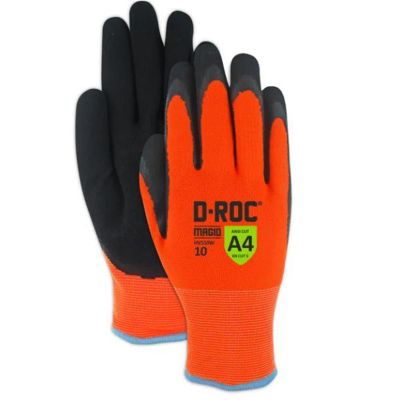 MGLHV550W-8 image(0) - Magid Glove & Safety Magid D-ROC HV550W Waterproof Thermal Coated Work Glove Size 8: Medium - 12 PACK