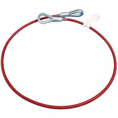 SRWV8208006 image(0) - PeakWorks PeakWorks - Cable Anchor Sling, 1/4" PVC Coated Galv. Cable - 2 Eye Hooks - 6 FT
