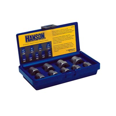 HAN54019 image(0) - BOLT EXTRACTOR SET 9PC 8MM-19MM W/3/8" DRIVE
