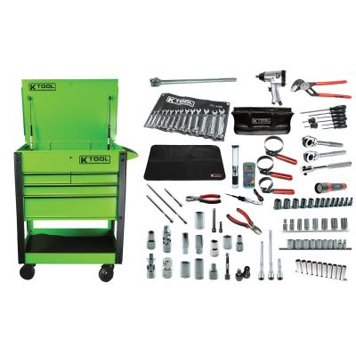 EZGAUTOKIT-GRN image(0) - EZ GARAGE Automotive Bundle Kit GREEN CART