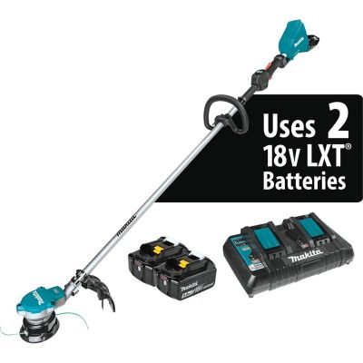 MAKXRU15PT image(0) - Makita 18V X2 Cordless String Trimmer Kit (5.0Ah)