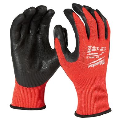 MLW48-22-8934 image(0) - Milwaukee Tool Cut 3 Dipped Gloves - XXL