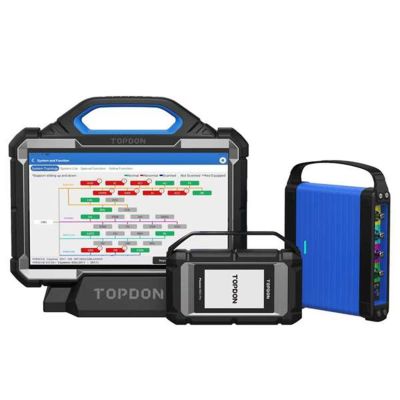 TOPPXMAX image(0) - Topdon Phoenix Max w/Scope - 13.3" OE-Level Scan Tool, Docking Station & 4 Ch Oscilloscope