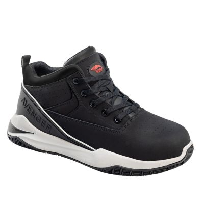 FSIA1000-115W image(0) - Avenger Work Boots Avenger Work Boots - Reaction Series - Men's High Top Athletic Shoe - Aluminum Toe - AT |EH |SR - Black - Size: 11.5W