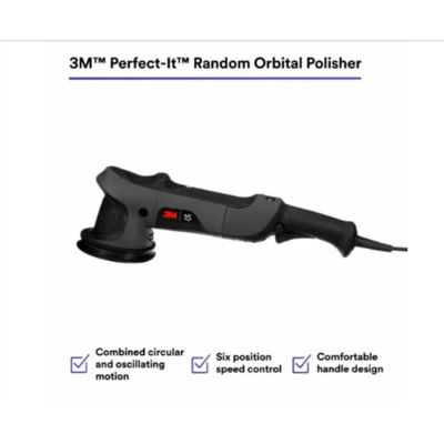 MMM34100 image(0) - 3M™ Perfect-It™ Random Orbital Polisher 34100, 15 mm, 120V, 60 Hz, Plug A