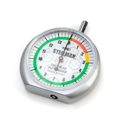 JSP42463 image(0) - J S Products (steelman) Dial-Type Color-Coded Tread Depth Gauge