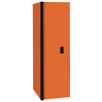 EXTRX243003SLORBK image(0) - RX Series 24"W x 30"D 3 Drawer and 3 Shelf Side Locker Orange with Black Handles