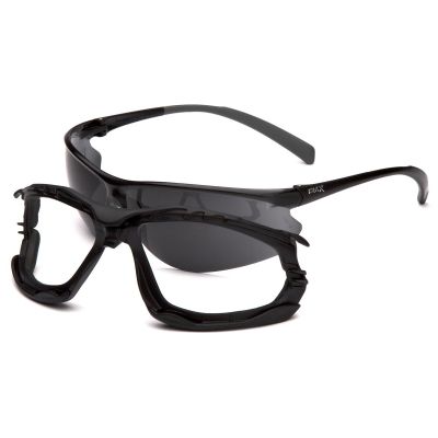 PYRSB9323ST image(0) - Pyramex Pyramex Safety - GOGGLES-Chem Splash Thick Skirt Clear  , Sold 12/BOX