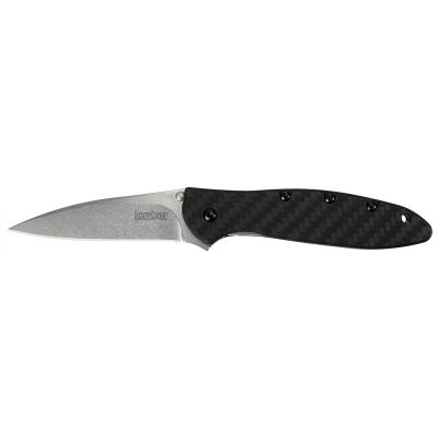 KER1660CF image(0) - Kershaw KNIFE LEEK WITH CARBON FIBER HANDLE