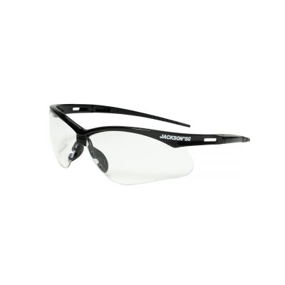 SRW50000 image(0) - Jackson Safety Jackson Safety - Safety Glasses - SG Series - Clear Lens - Black Frame - Hardcoat Anti-Scratch - Indoor