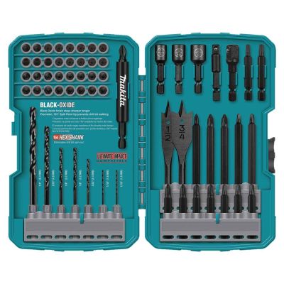 MAKT-01725 image(0) - Makita 70-Piece Contractor-Grade Imp Drill/Driver Bit Set in Case