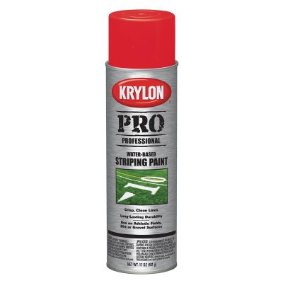 DUP5918 image(0) - Krylon Striping Paint Athletic Field Red 18 oz. Aero