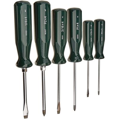 SKT86320 image(0) - S K Hand Tools SureGrip 6 Pc Combi Screwdriver Set