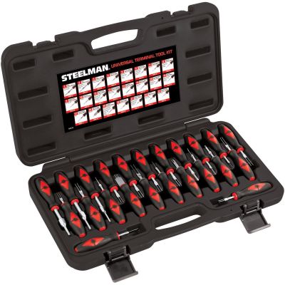 JSP95839 image(0) - J S Products (steelman) 23 Pc Universal Terminal Tool Kit/Euro