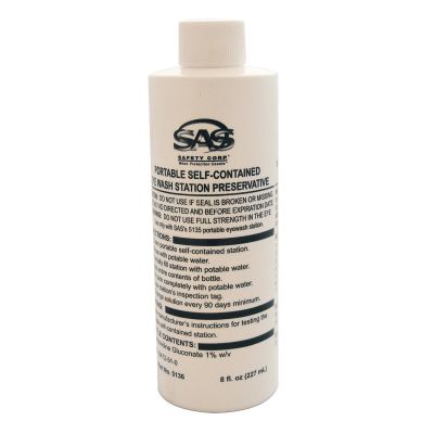 SAS5136-01 image(0) - SAS Safety 4 oz. Preservative Bottle for Eyewash Station (Ea)
