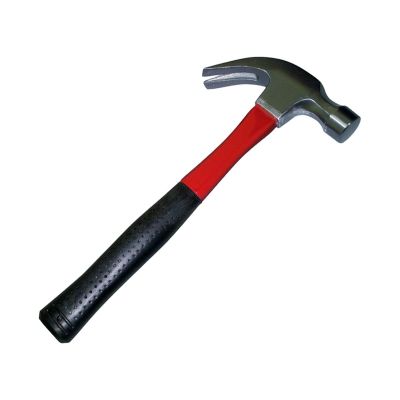 KTI71772 image(0) - K Tool International 20 oz. Claw Hammer with Fiberglass Handle