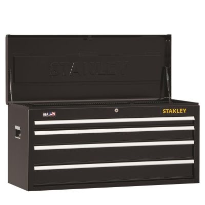 SNLSTST24044BK image(0) - Black & Decker Stanley 4-Drawer Chest, 41 in., Black