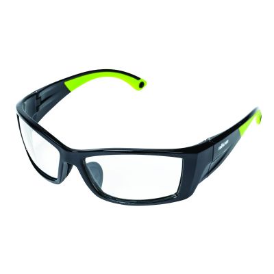 SRWS72400 image(0) - Sellstrom Sellstrom - Safety Glasses - XP460 Series - Clear Lens - Black/Green Frame -  HC/AF