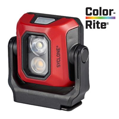 STL61510 image(0) - Streamlight Syclone Compact Rechargeable Work Light with Spot and Flood Lighting - Red