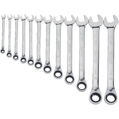 DWTDWMT19230 image(0) - DeWalt  Ratcheting Wrench Set, Mm, 12-Piece