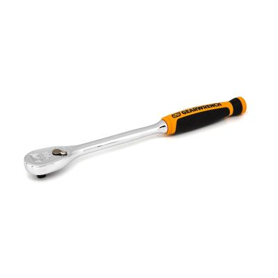KDT81029T image(0) - GearWrench 1/4" Dr 90T Cushion Grip Long Handle Ratchet