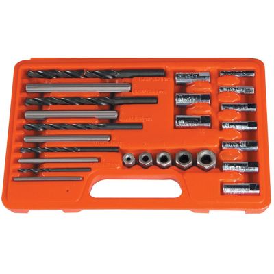 AST9447 image(0) - Astro Pneumatic SCREW EXTRACTOR/DRILL & GUIDE SET-10 PC