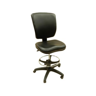 LDS1010819 image(0) - ShopSol Workbench Chair w/ vinyl seat and backrest