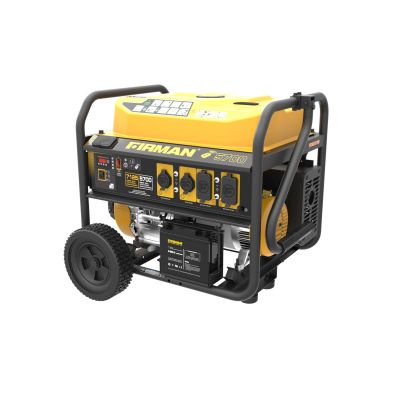 FRGP05702 image(0) - Firman Open Frame 7125/5700W Remote Start Gasoline Powered Portable Generator with Wheel Kit