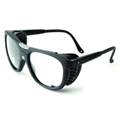 SRWS74701 image(0) - Sellstrom - Safety Glasses - B5 Series - Clear Lens - Black Frame - Hard Coated - Clear Side Shield